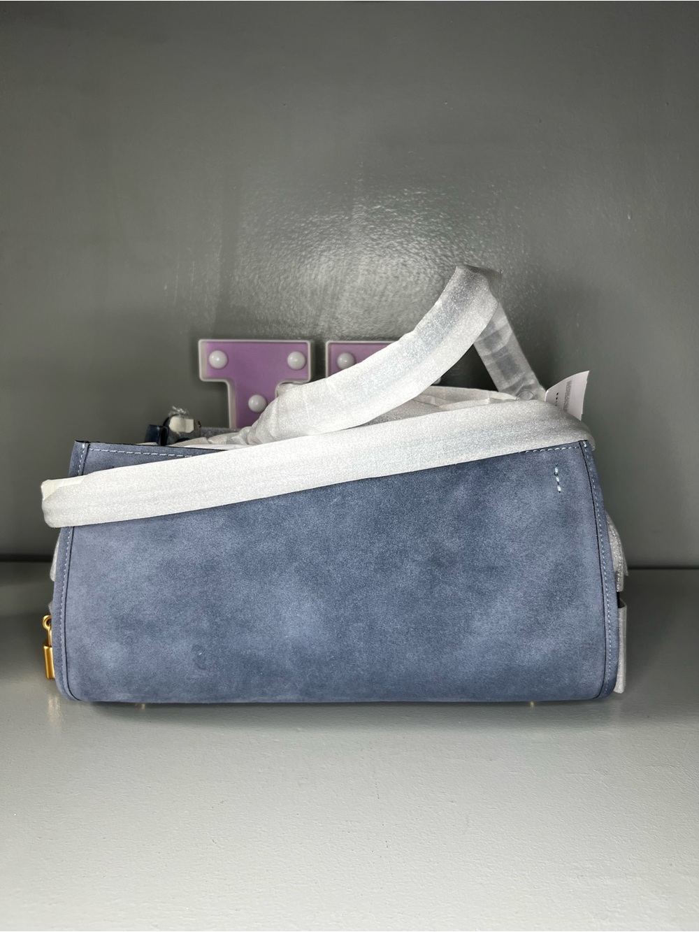 Coach Rogue Bag 34 - Brass Light Denim - Picture 10 of 17